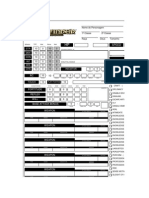 RPG - Planilha Pathfinder Excel