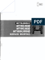 Mitsubishi MT160-180 Repair Manual Part 1 Optimized PDF