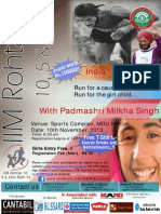 Run For A Cause... Run For The Girl Child.... : With Padmashri Milkha Singh