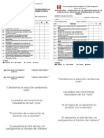 EVALUACIÓN   TRIMESTRAL de padres