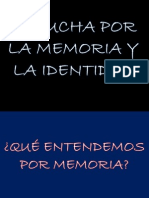 Memoria e Identidad