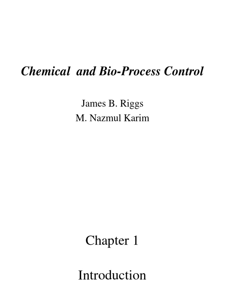 Process Control in Chemical Engineering | PDF | Control Theory ...
