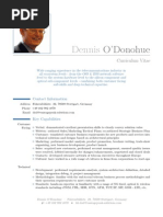 Dennis O'Donohue CV - Oct 2013t-f