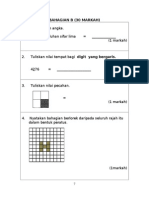 SOALAN MATEMATIK Tahun 3 Kertas 2