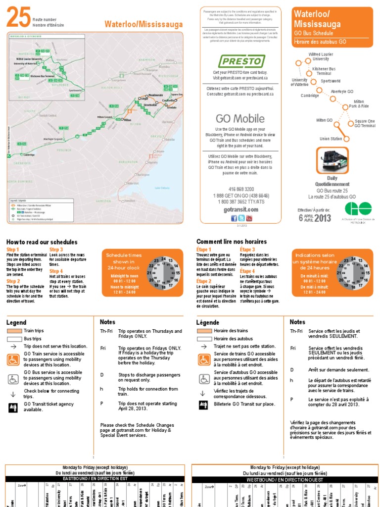WATERLOO Go schedule.pdf Bus Transport Land Transport