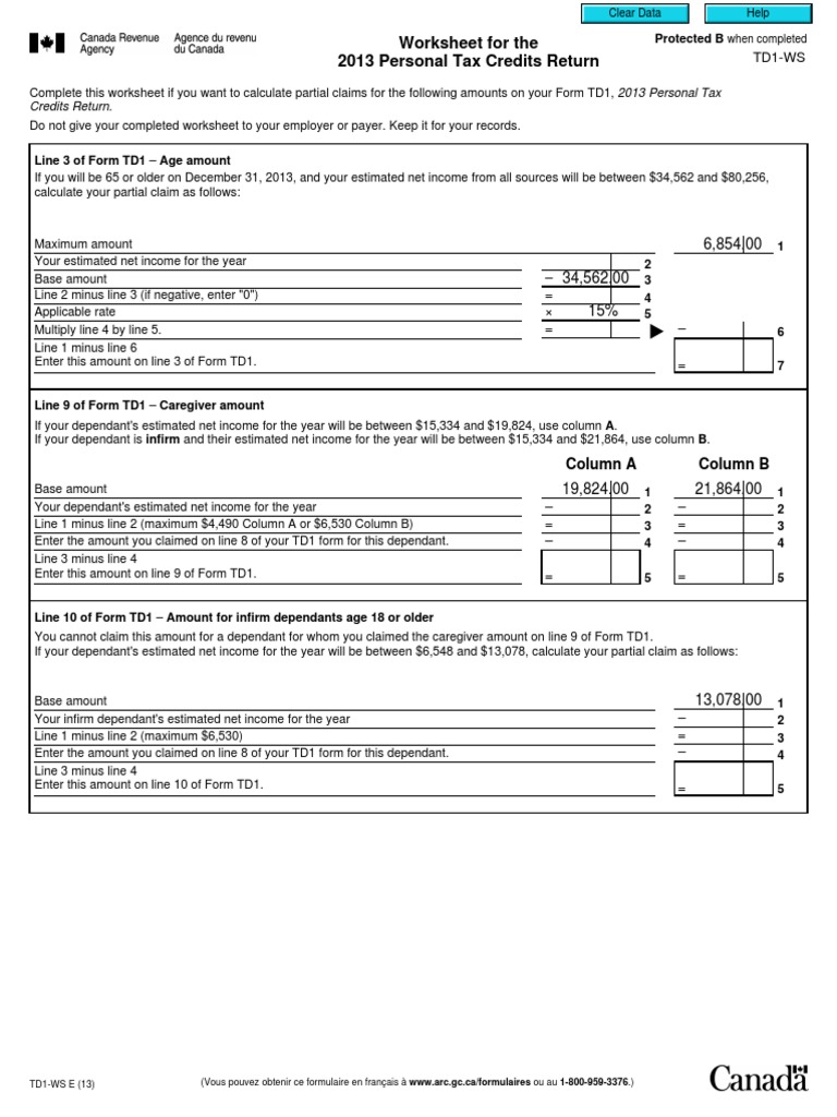 td1 Ws Fill 13e PDF | PDF