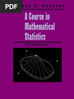 Roussas G A Course in Mathematical Statistics