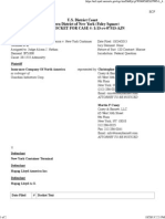 INSURANCE COMPANY OF NORTH AMERICA v. NEW YORK CONTAINER TERMINAL Et Al Docket