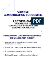 Introduction to Construction Economics