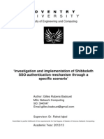 Investigation and Implementation of Shibboleth SSO Authentication Mechanism Through A Specific Scenario'