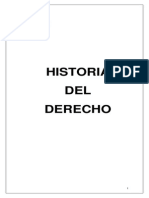 Historia del Derecho: Evolución e Instituciones Jurídicas