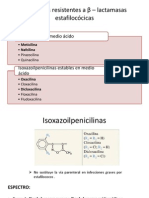 Penicilinas resistentes a β - lactamasas estafilocócicas