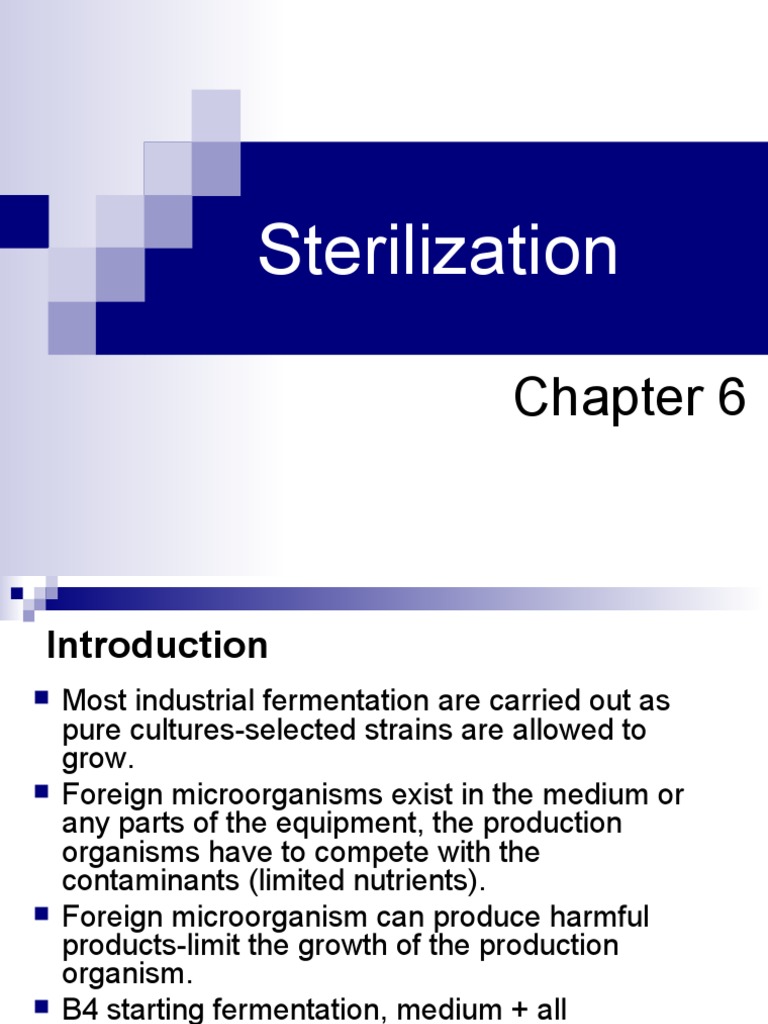 Lecture 5 Sterilization (Microbiology) Steam