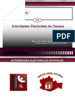 AUTORIDADES ELECTORALES DE OAXACA.ppt