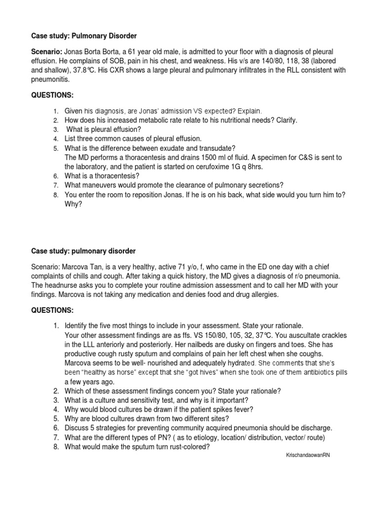 Patient case study examples picture