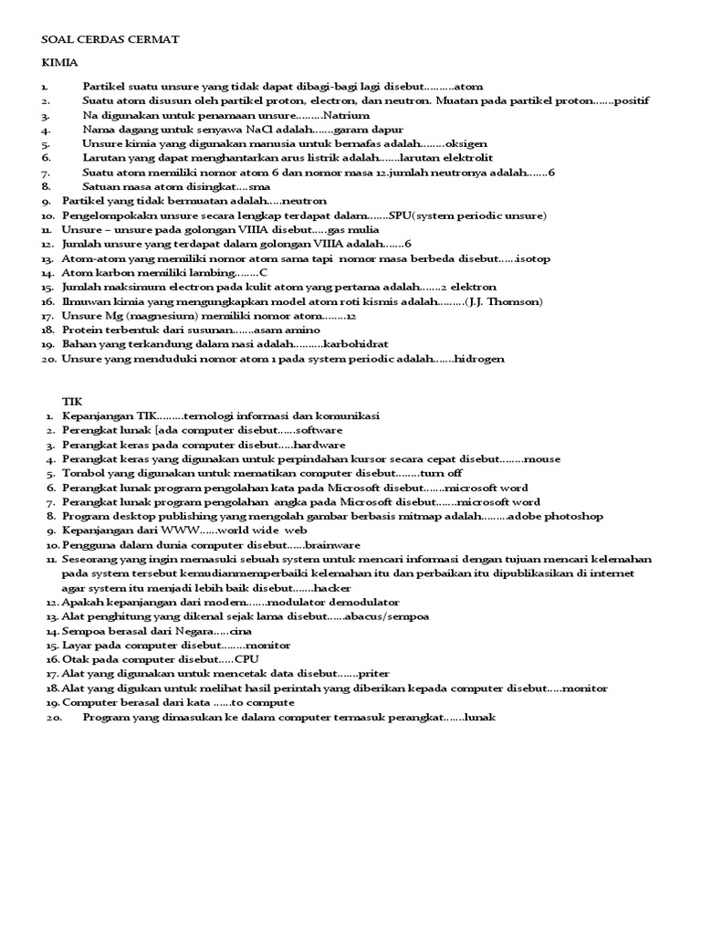 Download Soal Lcc Pkn Smp Dan Kuncijawabannya - Revisi Id