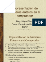 Representaciónde Numeros Enteros