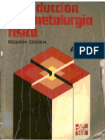 Introduccion a la Metalurgia Física - Avner - 2da Edición