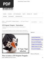 Download 3D Origami Penguin - Instructions  Art Platterpdf by Magesss SN179816135 doc pdf