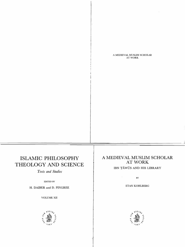 Kohlberg - E-Medieval - Muslim - Scholar bild