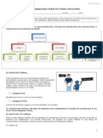 GUÍA I: Comunicación Verbal, No Verbal y Paraverbal.