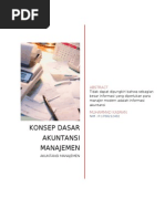 Download KONSEP DASAR AKUNTANSI MANAJEMENdoc by Muhammad Kasran SN179822580 doc pdf