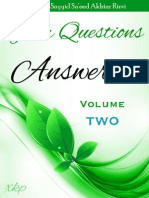 Your Questions Answered - Volume 2 - Allamah Sayyid Sa'eed Akhtar Rizvi - XKP
