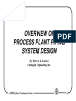 Overview of Process Plant Piping System Design