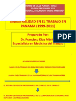 Siniestralidad en El Trabajo en Panama (1999-2011)