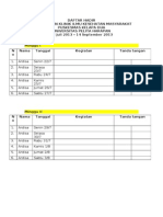 Print DAFTAR HADIR