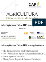 Alteraes Ao IVA e IRS Na Agricultura