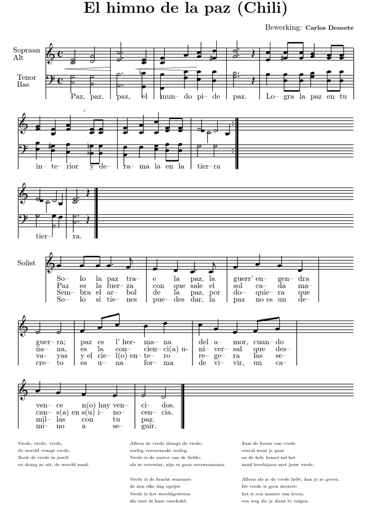 87 El Himno de La Paz PDF | PDF
