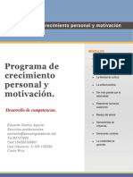 Programa de crecimiento personal y motivación WEB