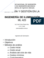 Econ y Gest en La Ing de Iluminación