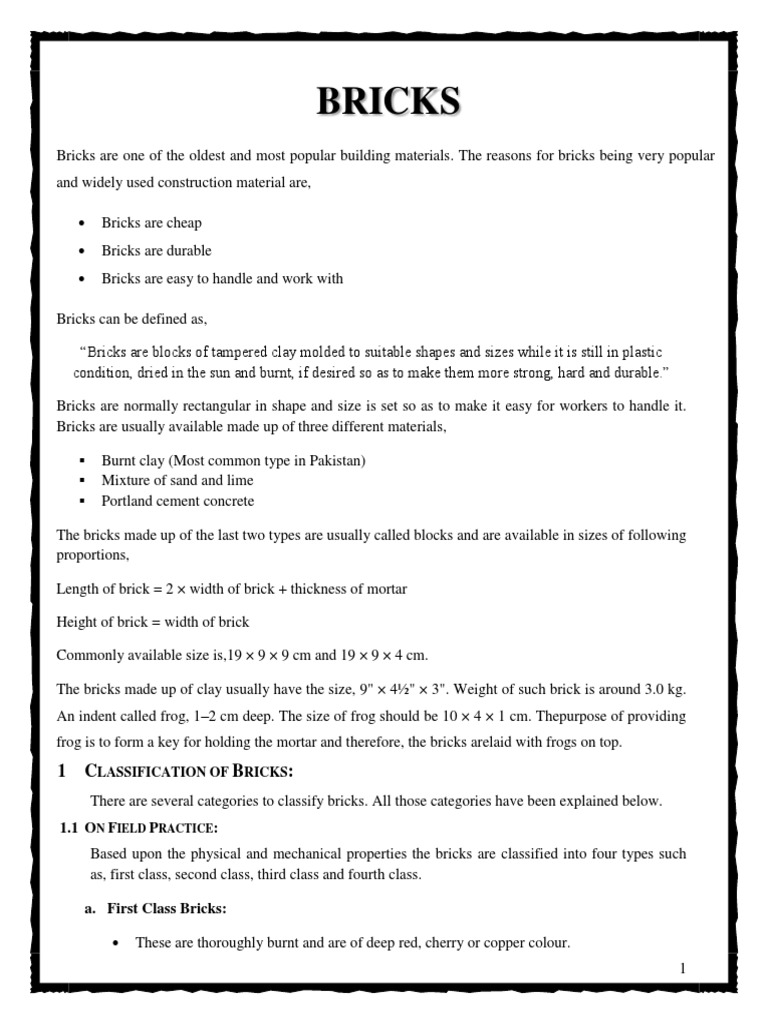 1 Bricks.docxconstruction Brick Soil