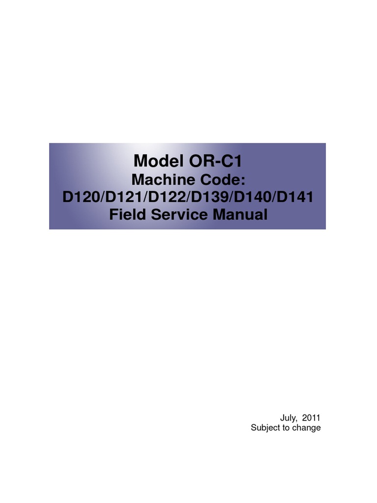 Ricoh Aficio 2852_3352 service manual | Image Scanner | Battery  (Electricity)