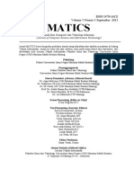 Download Jurnal Matics Volume 5 No 3 September 2013 by karina_auliasari SN179853401 doc pdf