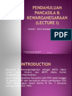 Trans Pancasila - Kewarganegaraan 1