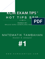Add Math SPM KCM Exam Tips 1®