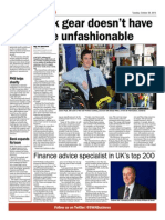 Work Gear Doesn't Have To Be Unfashionable: Finance Advice Specialist in UK's Top 200