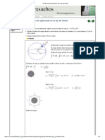 Problemas de Aplicación de La Ley de Gauss