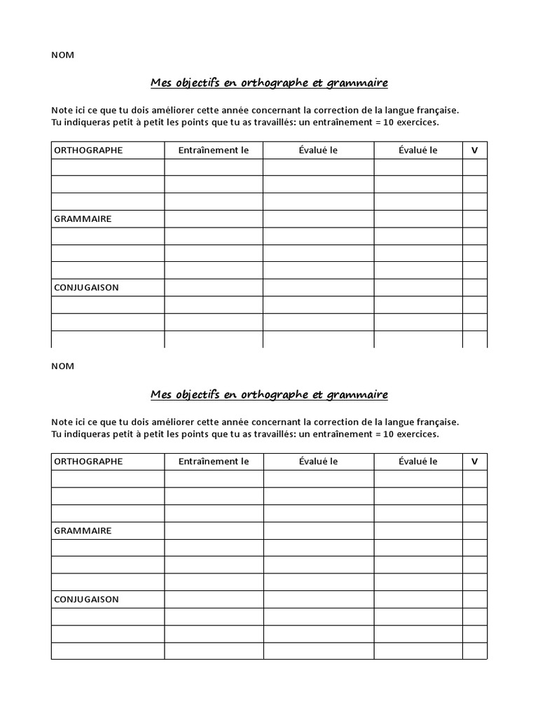 Exercice De Francais 6eme Conjugaison A Imprimer Fiche Individuelle Français 6ème | PDF