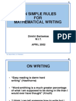 Ten_Rules for Math Writing