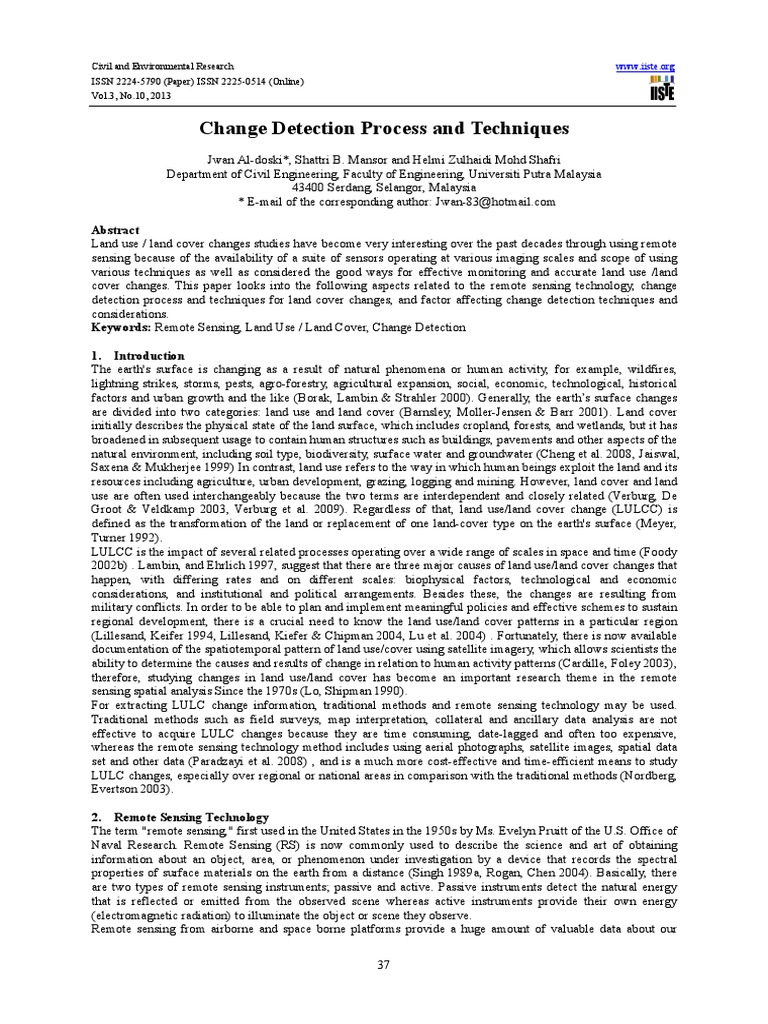 Change detection essay 04 image