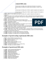 Special Service Request Codes PDF
