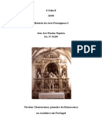 Nicolau Chanterenne, Pioneiro Da Renascença Na Escultura em Portugal