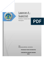 Laporan 4 - Supernet