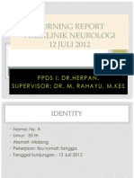 morning report TTH