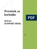 Prirucnik Za Korisnike SOTAC Support Desk