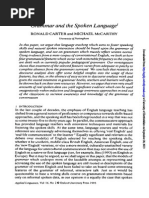 Download Carter and Mcarthy - Grammar and the spoken languagepdf by Yumi MeeksGiz Sawabe SN179889852 doc pdf